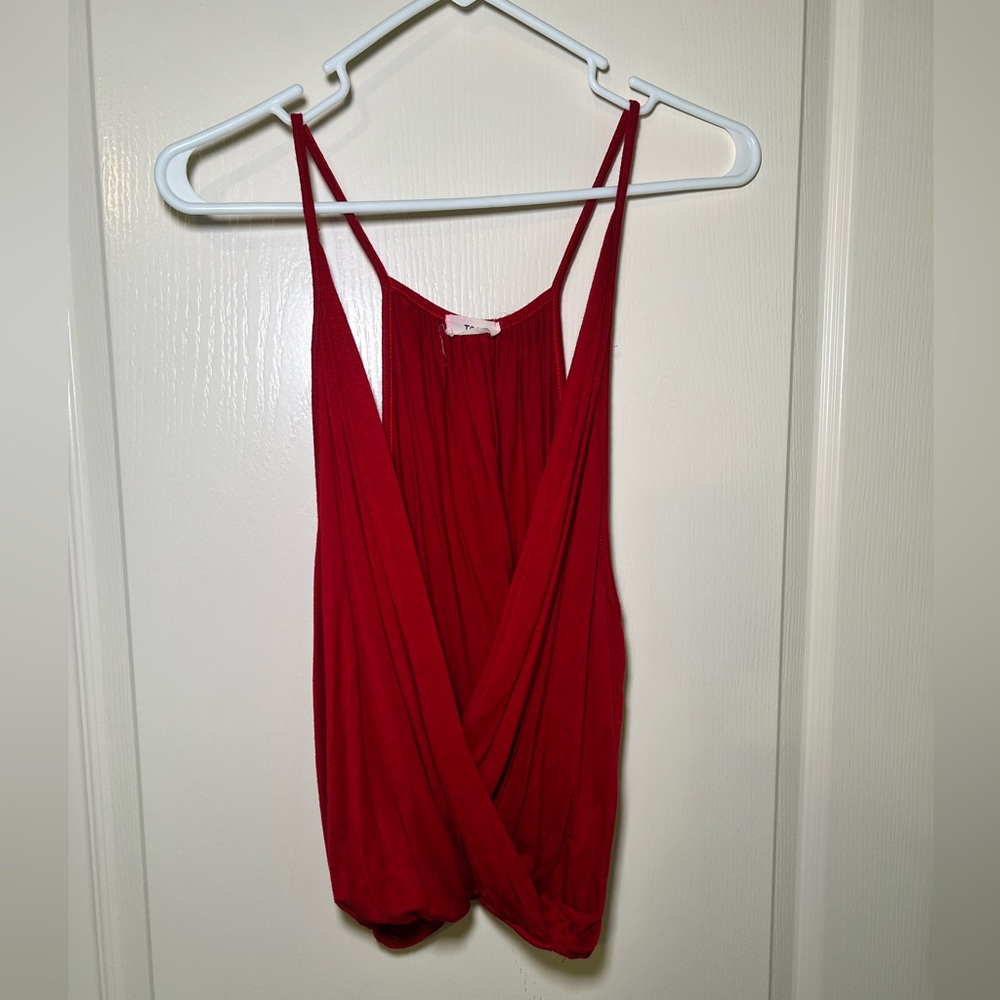 Red tobi crossover tank